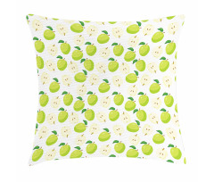 Cartoonish Fruit Anatomy Pillow Cover