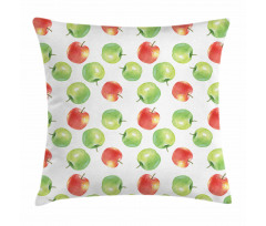 Watercolor Fruit Pattern Pillow Cover