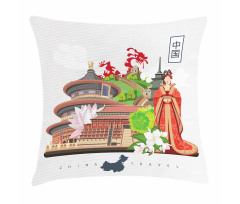 Cultural Dress Palace Pillow Cover