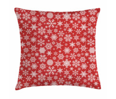 Various Snowflakes Winter Pillow Cover
