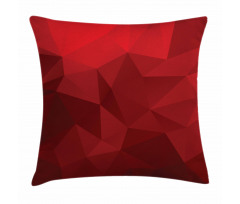 Triangular Mosaic with Poly Pillow Cover