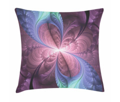 Floral Vortex Design Pillow Cover
