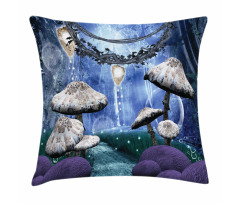 Dreamy Forest Mushroom Pillow Cover