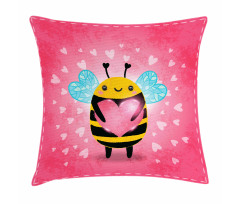 Bumblebee Cartoon Pillow Cover