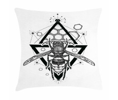 Beehive Pattern Bug Pillow Cover