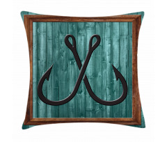 Fishing Lures Anchor Pillow Cover