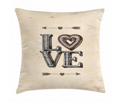 Grunge Vintage Boho Arrows Pillow Cover