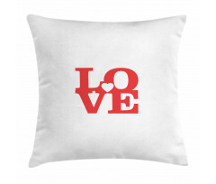 Valentines Day Romance Pillow Cover