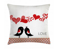 Teardrop Pattern Halftone Pillow Cover