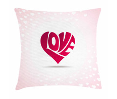 Heart Background Ornate Pillow Cover