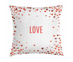 Romance Illustration Heart Pillow Cover