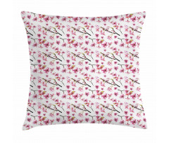 Sakura Branch Pillow Cover