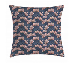 Magnolia Flowers Japan Pillow Cover