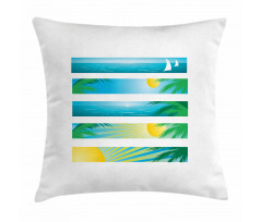 Banner Stripes Exotic Pillow Cover