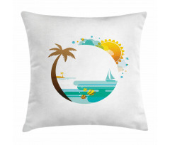 Tropic Paradise Summer Pillow Cover