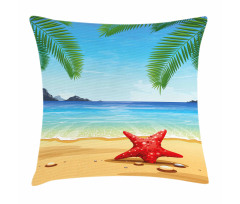 Starfish Ornate Design Pillow Cover