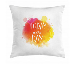 Optimistic Message Pillow Cover