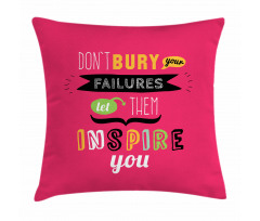 Positive Saying Pillow Cover