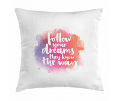 Life and Dreams Pillow Cover