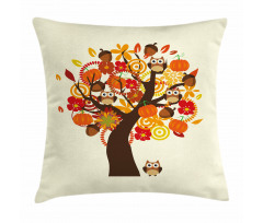 Abstract Tree Pillow Cover