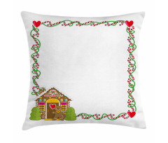 Gingerbread House Pillow Cover