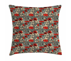 Modern Floral Garden Pillow Cover