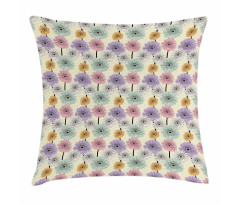 Chrysanthemum Plants Pillow Cover