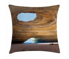 Sea Cave Benagil Portugal Pillow Cover