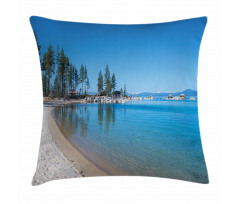 Clear Lake and Shore Pillow Cover