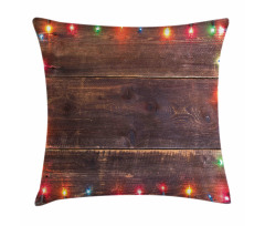 Wooden Board Rustic Pillow Cover
