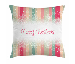 Colorful Stripes Xmas Pillow Cover