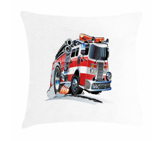 Fire Department Lorry Pillow Cover
