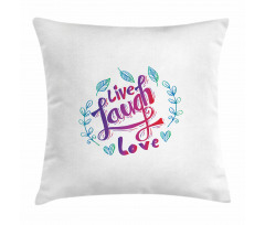 Inspiration Phrase Pillow Cover