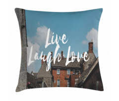 Rustic Houses Pillow Cover