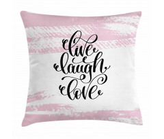 Abstract Pink Tone Pillow Cover