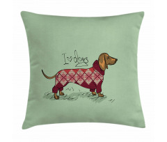 Animal in Clothes Pillow Cover