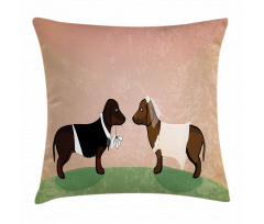 Cartoon Dog Marriage Pillow Cover