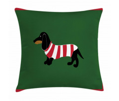 Canine Cartoon Dog Pillow Cover