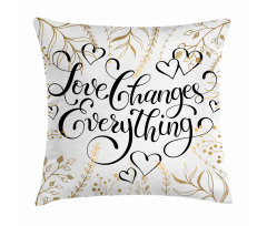 Foliage Pattern Pillow Cover