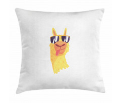Sunglasses Wearing Animal Pillow Cover