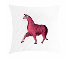 Pink Abstract Animal Pillow Cover