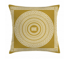 Frieze Meander Lines Pillow Cover