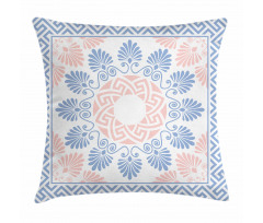 Pastel Floral Grecian Pillow Cover