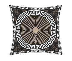 Grecian Fret and Wave Pillow Cover