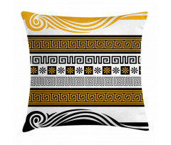 Neoclassical Borders Pillow Cover