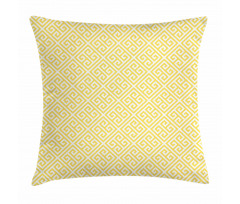 Yellow Roman Tile Pillow Cover