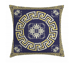 Retro Spring Meander Pillow Cover