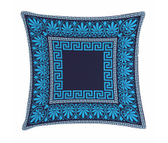 Intricate Floral Fret Pillow Cover