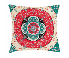 Circles Blooms Pillow Cover