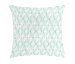 Tangled Lines Rhombus Pillow Cover